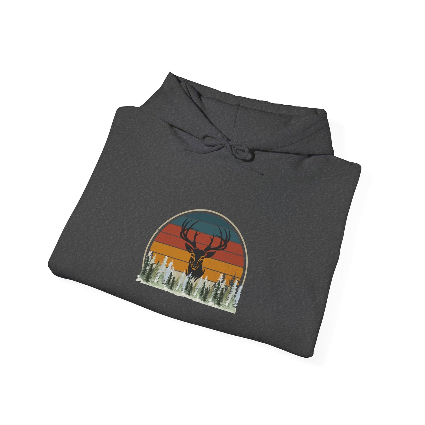 Stylish Unisex Hoodie with Retro Mountain Design, Cozy Apparel, Perfect for Outdoor Lovers, Gifts for Him or Her, Casual Wear
