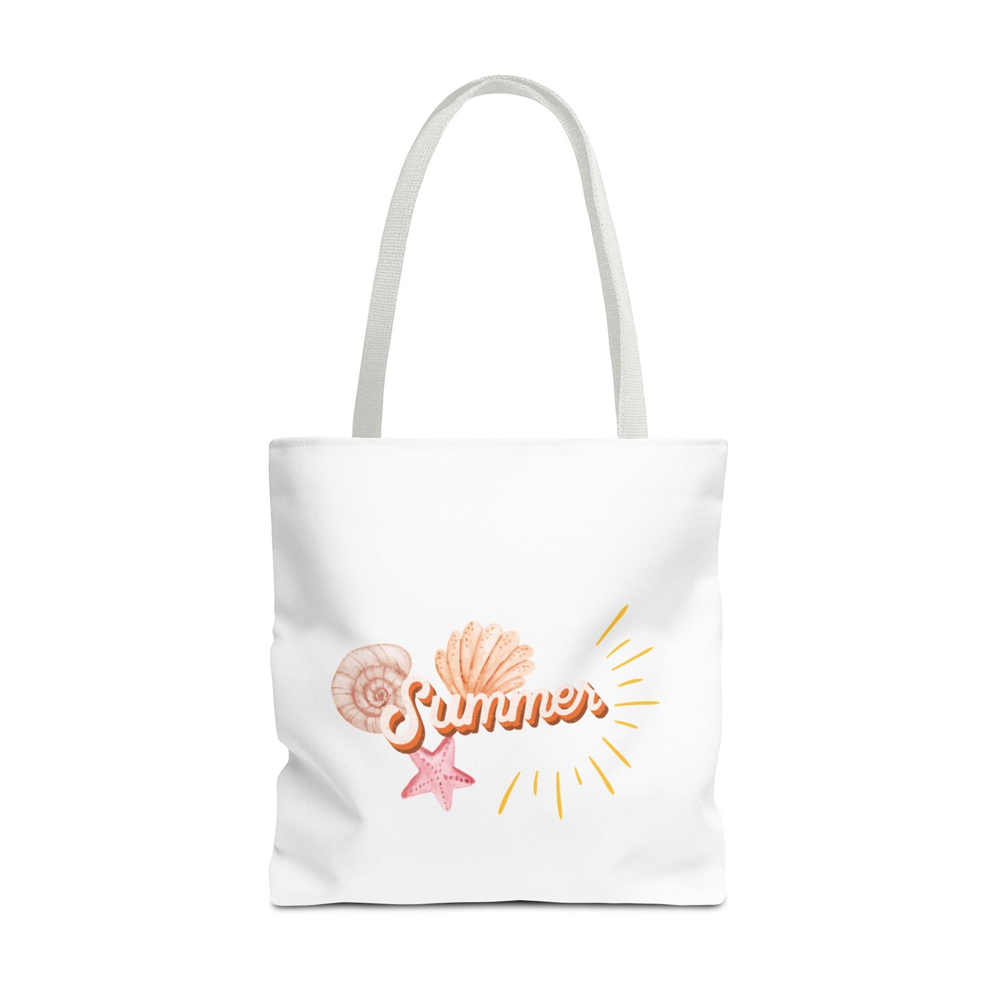 Summer Vibes Tote Bag, Beach Bag, Casual Carryall, Eco-Friendly Tote, Vacation Accessory, Gift for Her