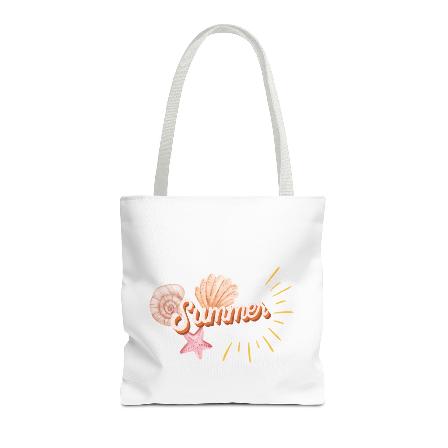 Summer Vibes Tote Bag, Beach Bag, Casual Carryall, Eco-Friendly Tote, Vacation Accessory, Gift for Her