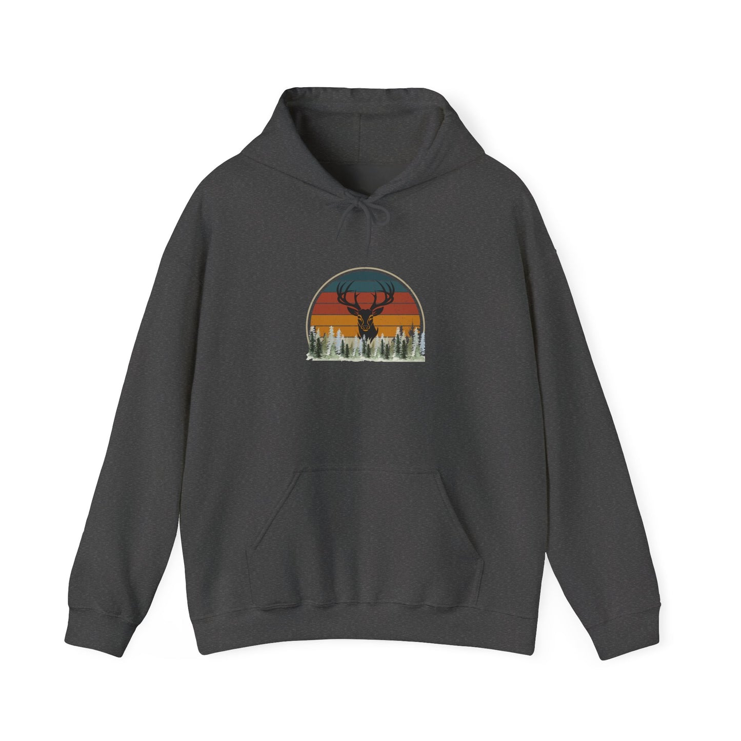 Stylish Unisex Hoodie with Retro Mountain Design, Cozy Apparel, Perfect for Outdoor Lovers, Gifts for Him or Her, Casual Wear