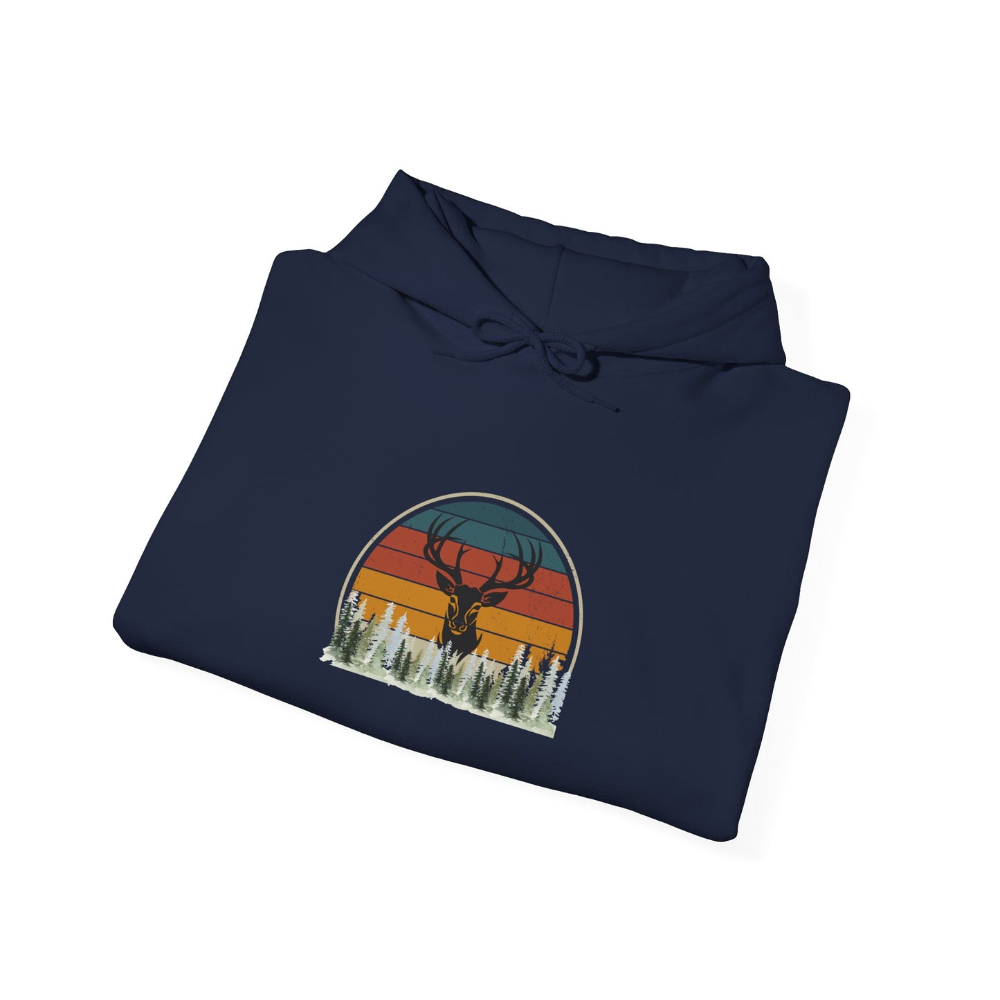Stylish Unisex Hoodie with Retro Mountain Design, Cozy Apparel, Perfect for Outdoor Lovers, Gifts for Him or Her, Casual Wear