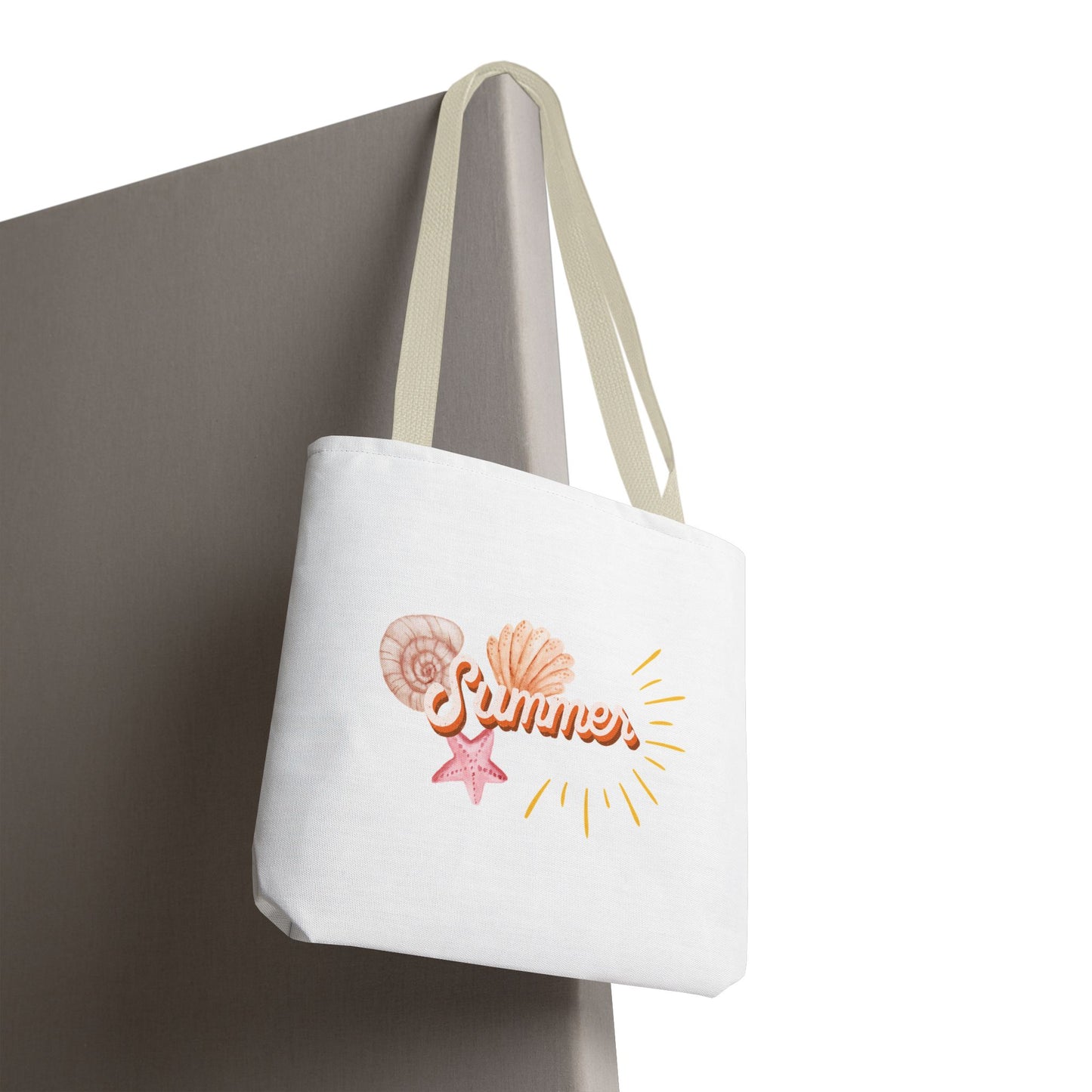 Summer Vibes Tote Bag, Beach Bag, Casual Carryall, Eco-Friendly Tote, Vacation Accessory, Gift for Her