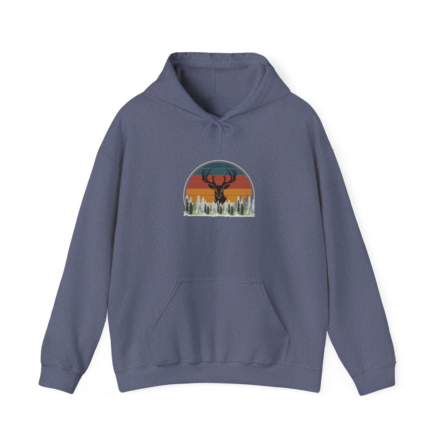 Stylish Unisex Hoodie with Retro Mountain Design, Cozy Apparel, Perfect for Outdoor Lovers, Gifts for Him or Her, Casual Wear