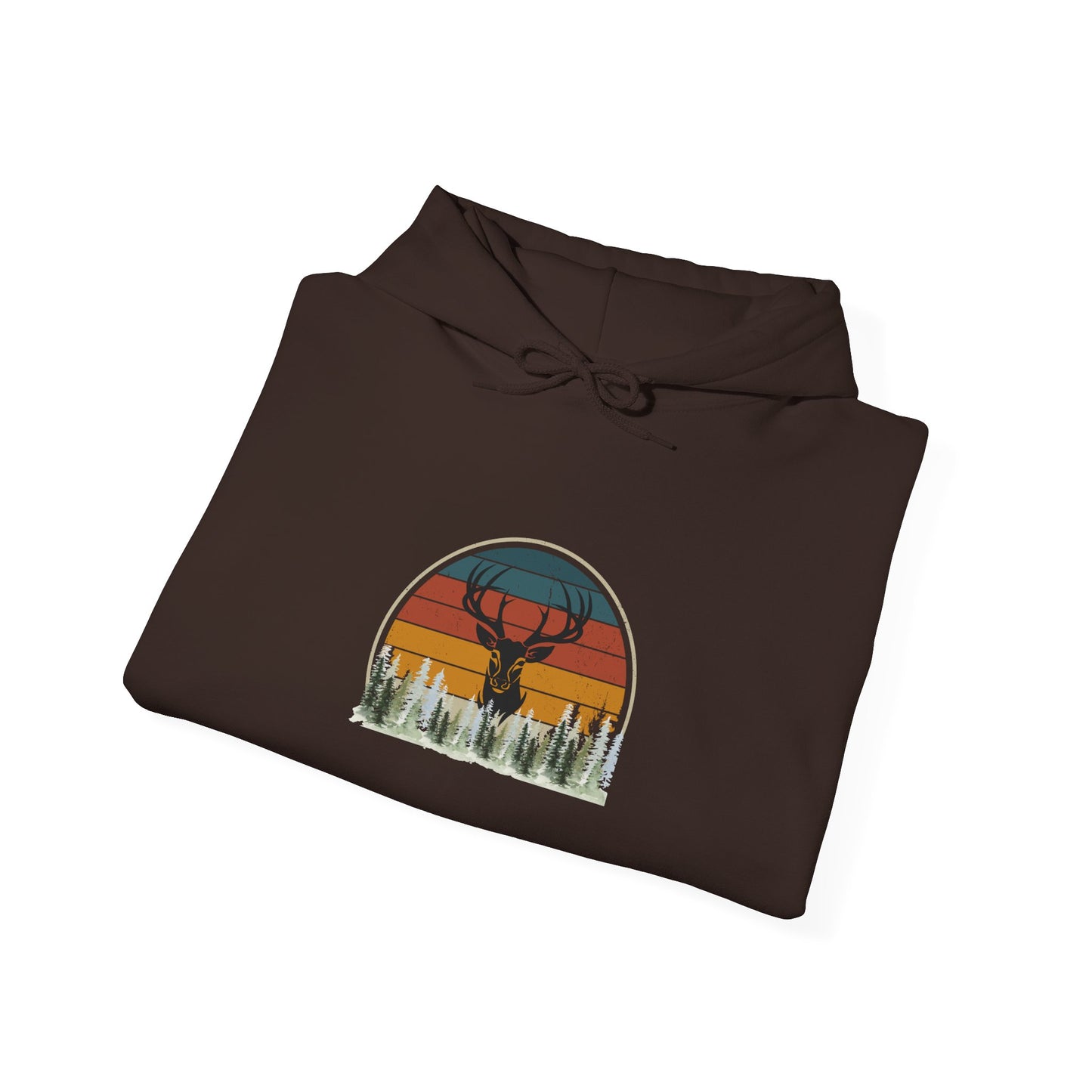 Stylish Unisex Hoodie with Retro Mountain Design, Cozy Apparel, Perfect for Outdoor Lovers, Gifts for Him or Her, Casual Wear