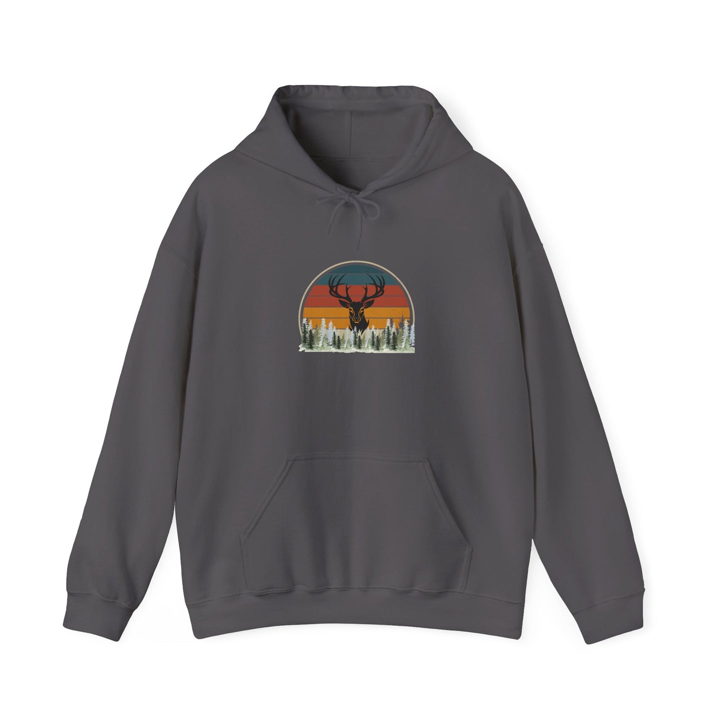 Stylish Unisex Hoodie with Retro Mountain Design, Cozy Apparel, Perfect for Outdoor Lovers, Gifts for Him or Her, Casual Wear