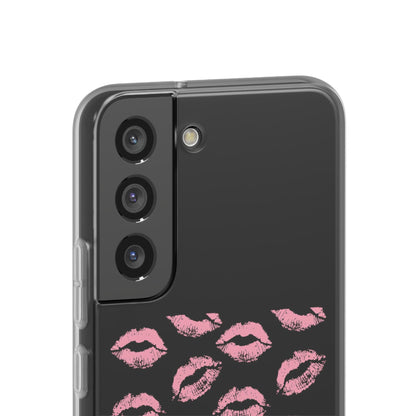 Kiss Print Phone Case - Stylish Flexi Case, Cute Phone Cover, Gift for Her, Trendy Accessories, Valentine's Day, Romantic Style