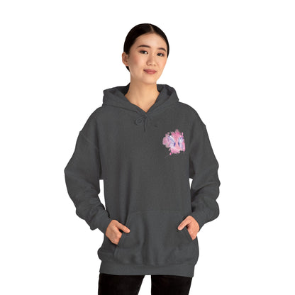 Whimsical Butterfly Sweatshirt - Cozy Hooded Sweatshirt, Pastel Art Apparel, Spring Fashion, Gift for Nature Lovers, Butterfly Lover Gift