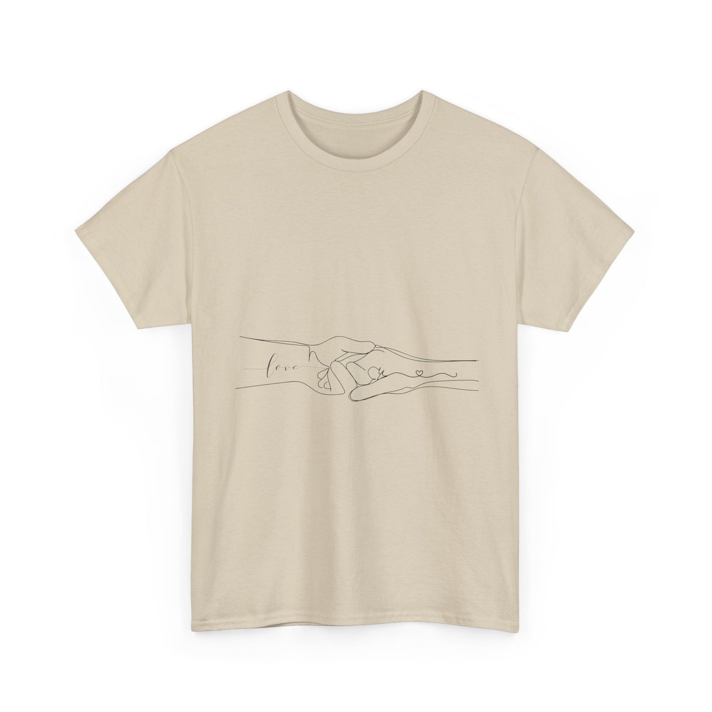Simple Line Drawings Unisex Heavy Cotton Tee