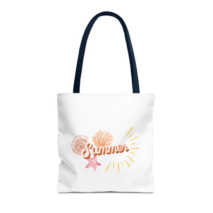 Summer Vibes Tote Bag, Beach Bag, Casual Carryall, Eco-Friendly Tote, Vacation Accessory, Gift for Her