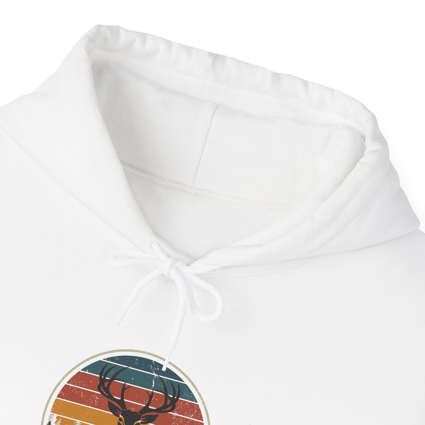 Stylish Unisex Hoodie with Retro Mountain Design, Cozy Apparel, Perfect for Outdoor Lovers, Gifts for Him or Her, Casual Wear