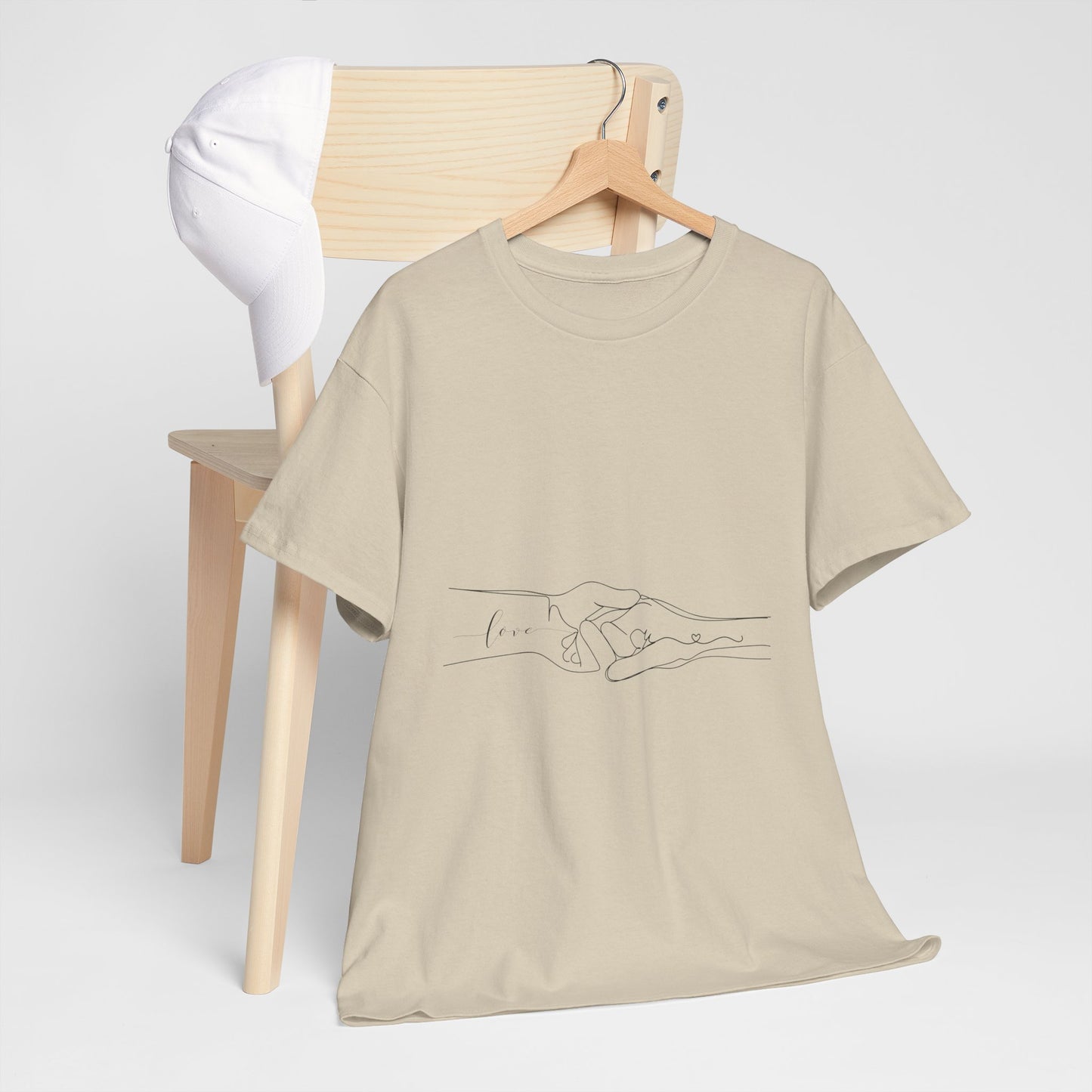 Simple Line Drawings Unisex Heavy Cotton Tee
