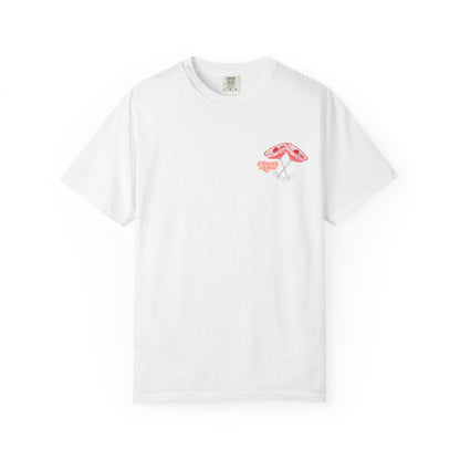 Mushroom Graphic T-Shirt, Cute Summer Tee, Unisex Casual Shirt, Gift for Nature Lovers, Eco-Friendly Fashion, Fun Vintage Style