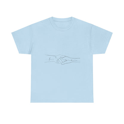 Simple Line Drawings Unisex Heavy Cotton Tee