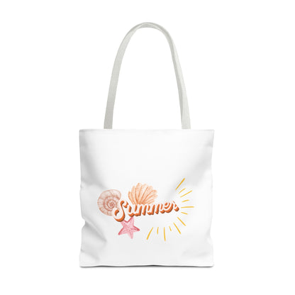 Summer Vibes Tote Bag, Beach Bag, Casual Carryall, Eco-Friendly Tote, Vacation Accessory, Gift for Her