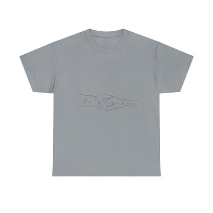 Simple Line Drawings Unisex Heavy Cotton Tee