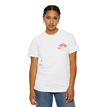 Mushroom Graphic T-Shirt, Cute Summer Tee, Unisex Casual Shirt, Gift for Nature Lovers, Eco-Friendly Fashion, Fun Vintage Style