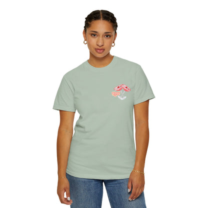 Mushroom Graphic T-Shirt, Cute Summer Tee, Unisex Casual Shirt, Gift for Nature Lovers, Eco-Friendly Fashion, Fun Vintage Style