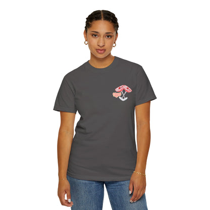 Mushroom Graphic T-Shirt, Cute Summer Tee, Unisex Casual Shirt, Gift for Nature Lovers, Eco-Friendly Fashion, Fun Vintage Style