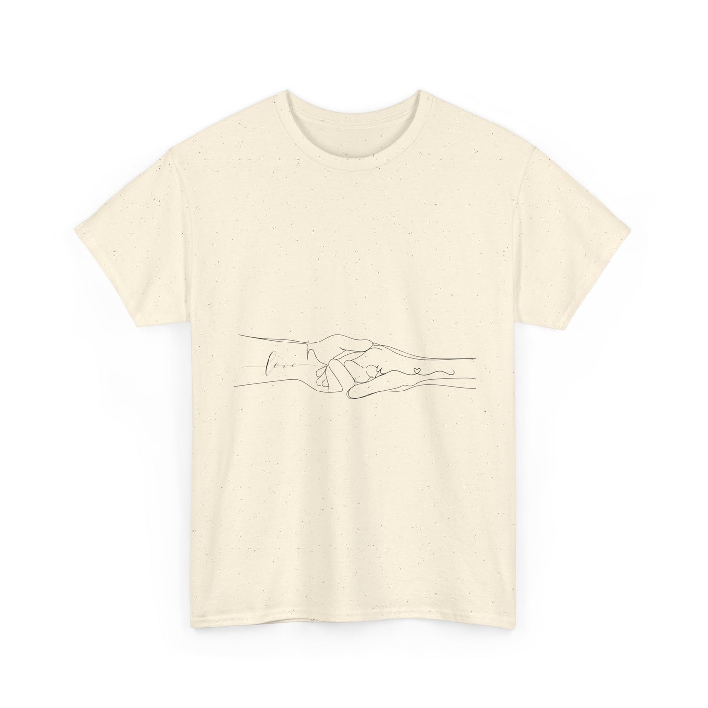 Simple Line Drawings Unisex Heavy Cotton Tee