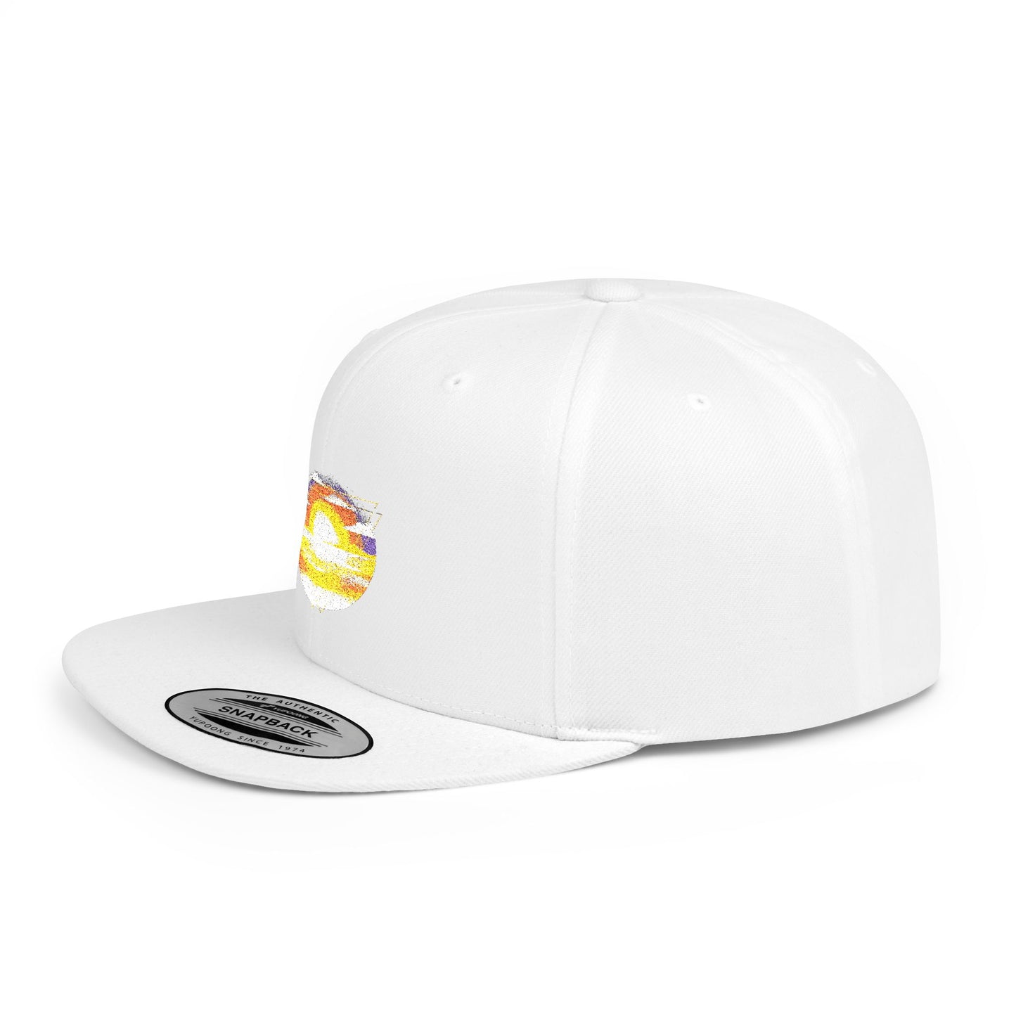 Sunset Vibe Flat Bill Snapback Hat, Trendy Cap for Summer, Beach Days, Outdoors, Gift for Him or Her, Fashionable Headwear