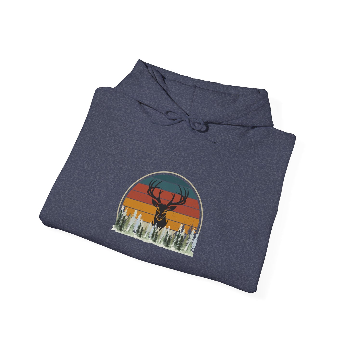 Stylish Unisex Hoodie with Retro Mountain Design, Cozy Apparel, Perfect for Outdoor Lovers, Gifts for Him or Her, Casual Wear