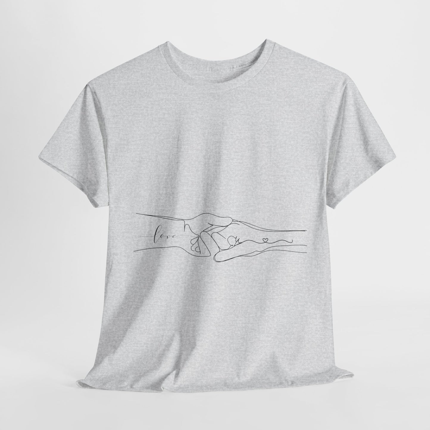 Simple Line Drawings Unisex Heavy Cotton Tee