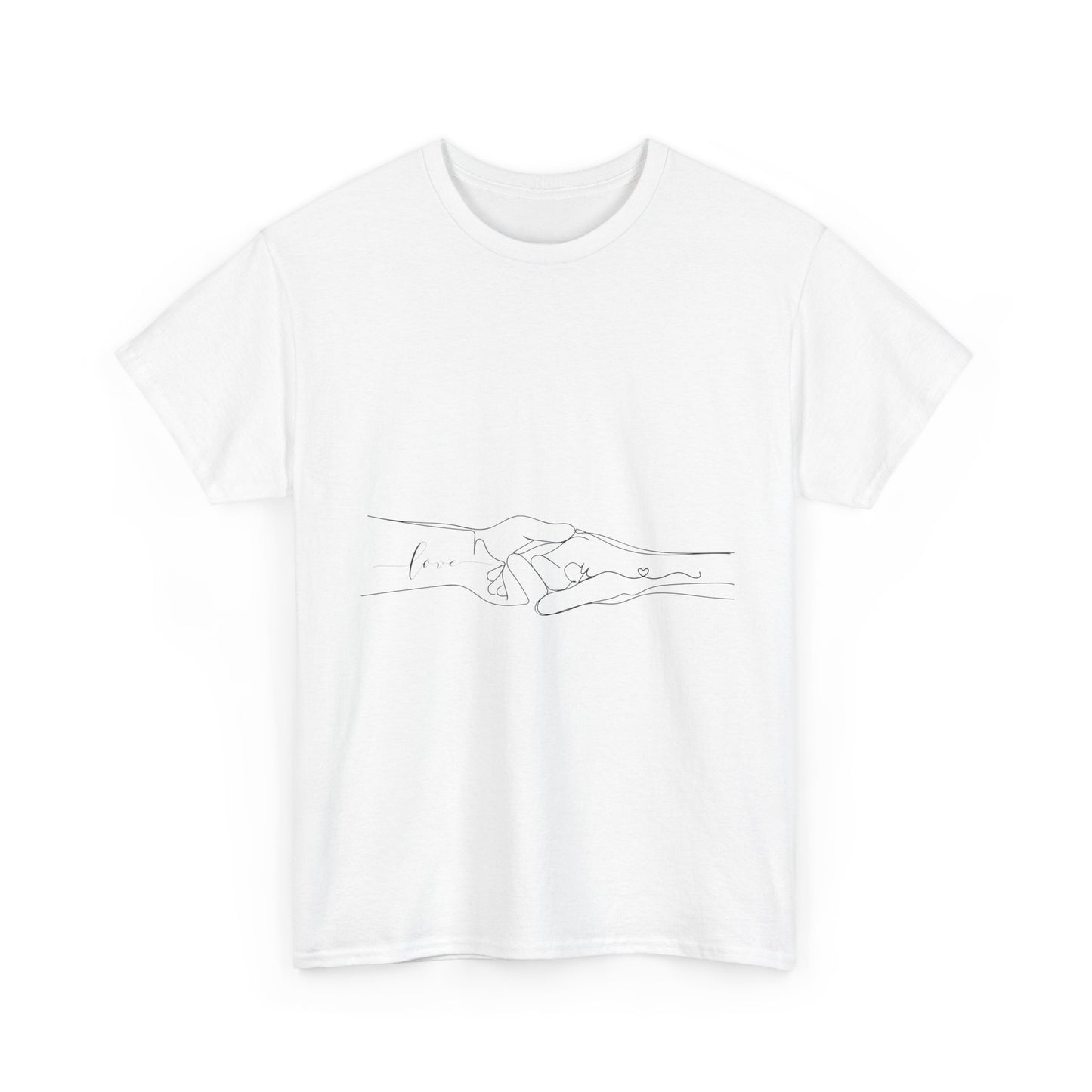 Simple Line Drawings Unisex Heavy Cotton Tee