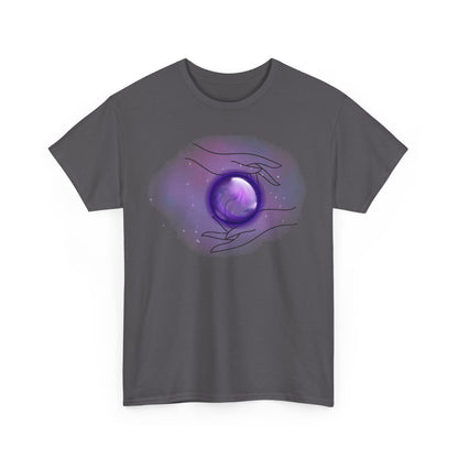 Mystical Hands Graphic Tee, Spiritual Clothing, Astrology Gift, Boho Fashion, Unisex Cotton T-Shirt
