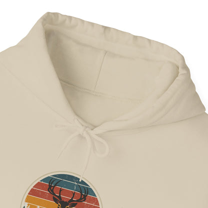 Stylish Unisex Hoodie with Retro Mountain Design, Cozy Apparel, Perfect for Outdoor Lovers, Gifts for Him or Her, Casual Wear