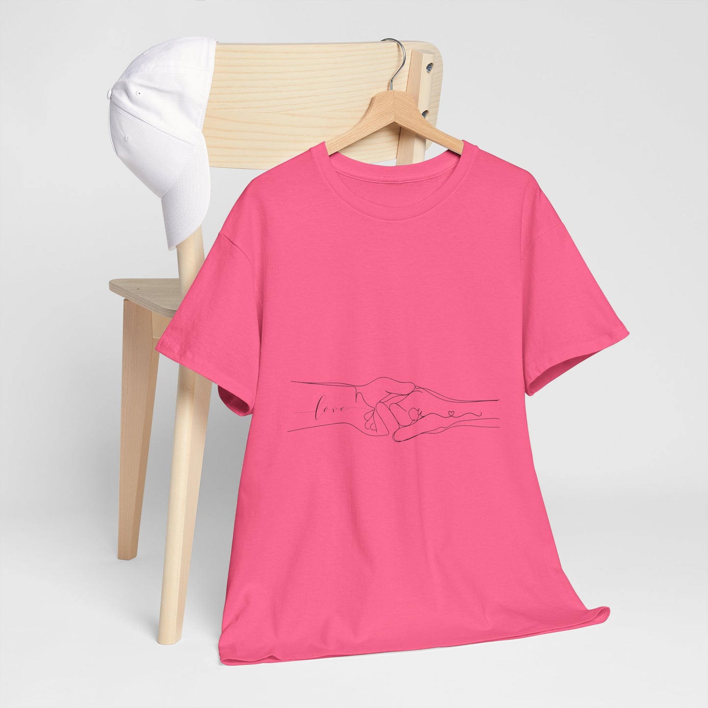 Simple Line Drawings Unisex Heavy Cotton Tee