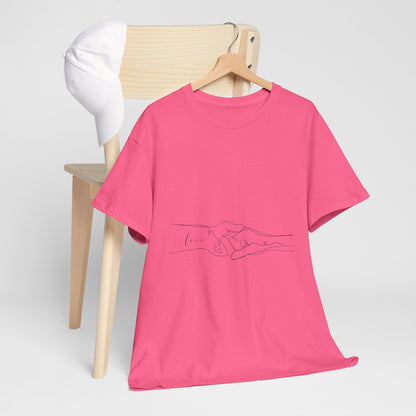 Simple Line Drawings Unisex Heavy Cotton Tee