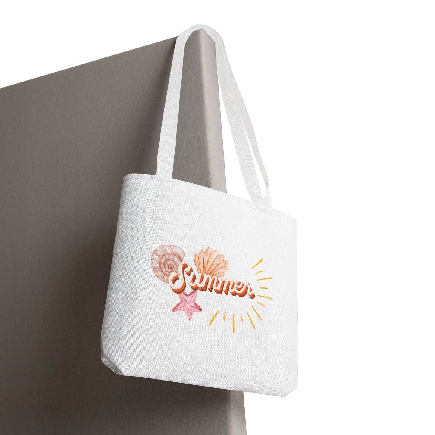 Summer Vibes Tote Bag, Beach Bag, Casual Carryall, Eco-Friendly Tote, Vacation Accessory, Gift for Her
