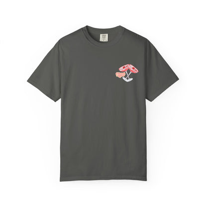Mushroom Graphic T-Shirt, Cute Summer Tee, Unisex Casual Shirt, Gift for Nature Lovers, Eco-Friendly Fashion, Fun Vintage Style