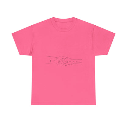 Simple Line Drawings Unisex Heavy Cotton Tee