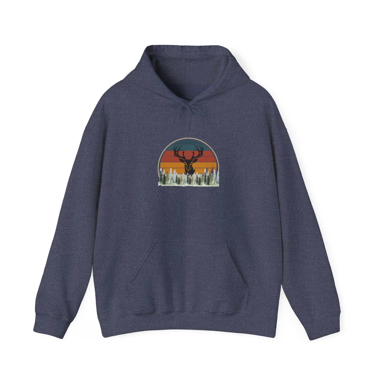 Stylish Unisex Hoodie with Retro Mountain Design, Cozy Apparel, Perfect for Outdoor Lovers, Gifts for Him or Her, Casual Wear