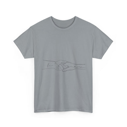 Simple Line Drawings Unisex Heavy Cotton Tee