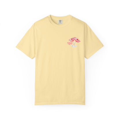 Mushroom Graphic T-Shirt, Cute Summer Tee, Unisex Casual Shirt, Gift for Nature Lovers, Eco-Friendly Fashion, Fun Vintage Style