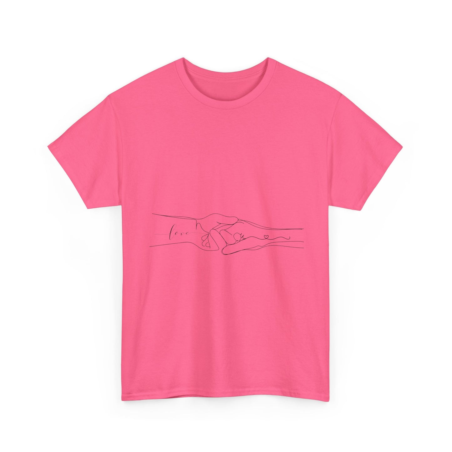 Simple Line Drawings Unisex Heavy Cotton Tee