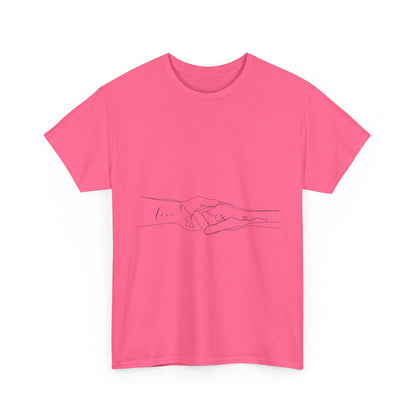 Simple Line Drawings Unisex Heavy Cotton Tee