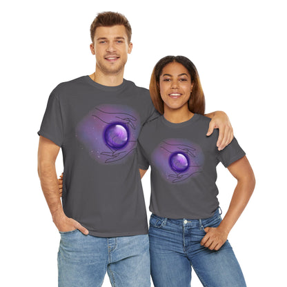 Mystical Hands Graphic Tee, Spiritual Clothing, Astrology Gift, Boho Fashion, Unisex Cotton T-Shirt