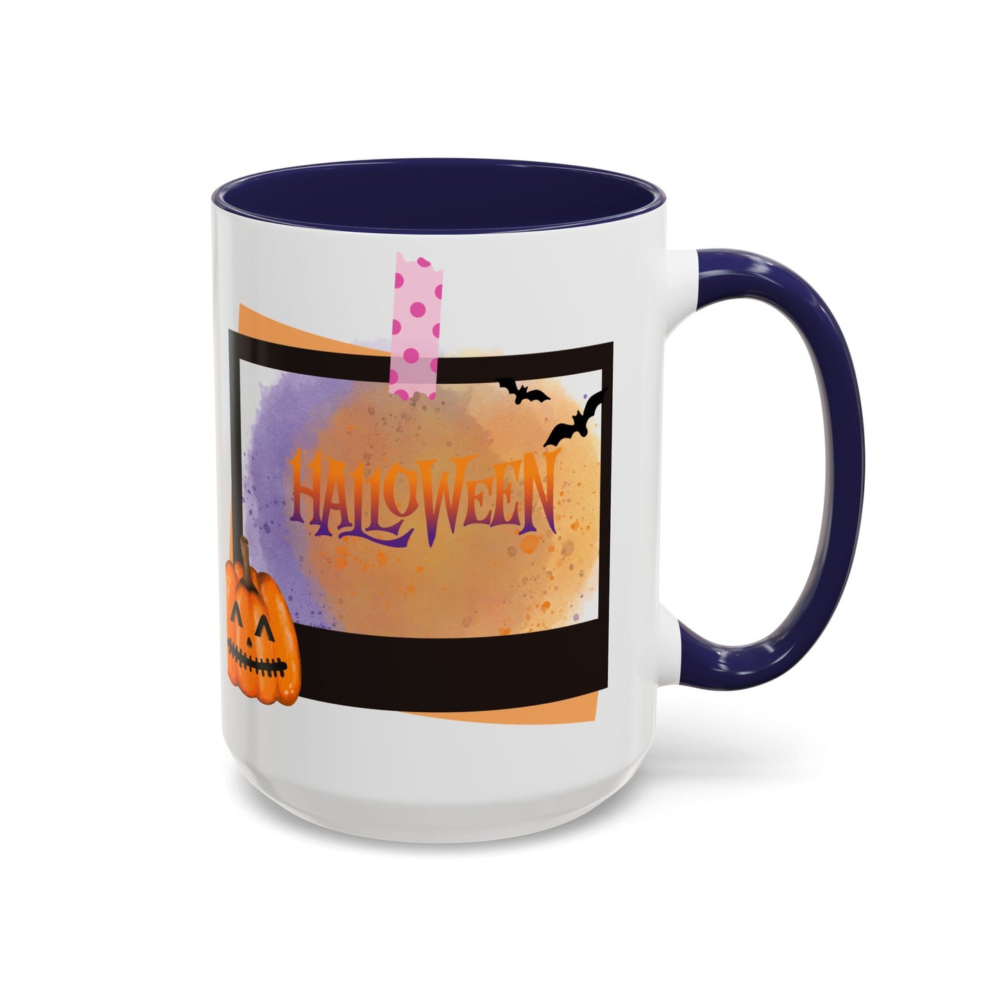 Halloween Accent Coffee Mug - Spooky Pumpkin, Fall Decor, Gift for Coffee Lovers, Seasonal Homeware, Halloween Party