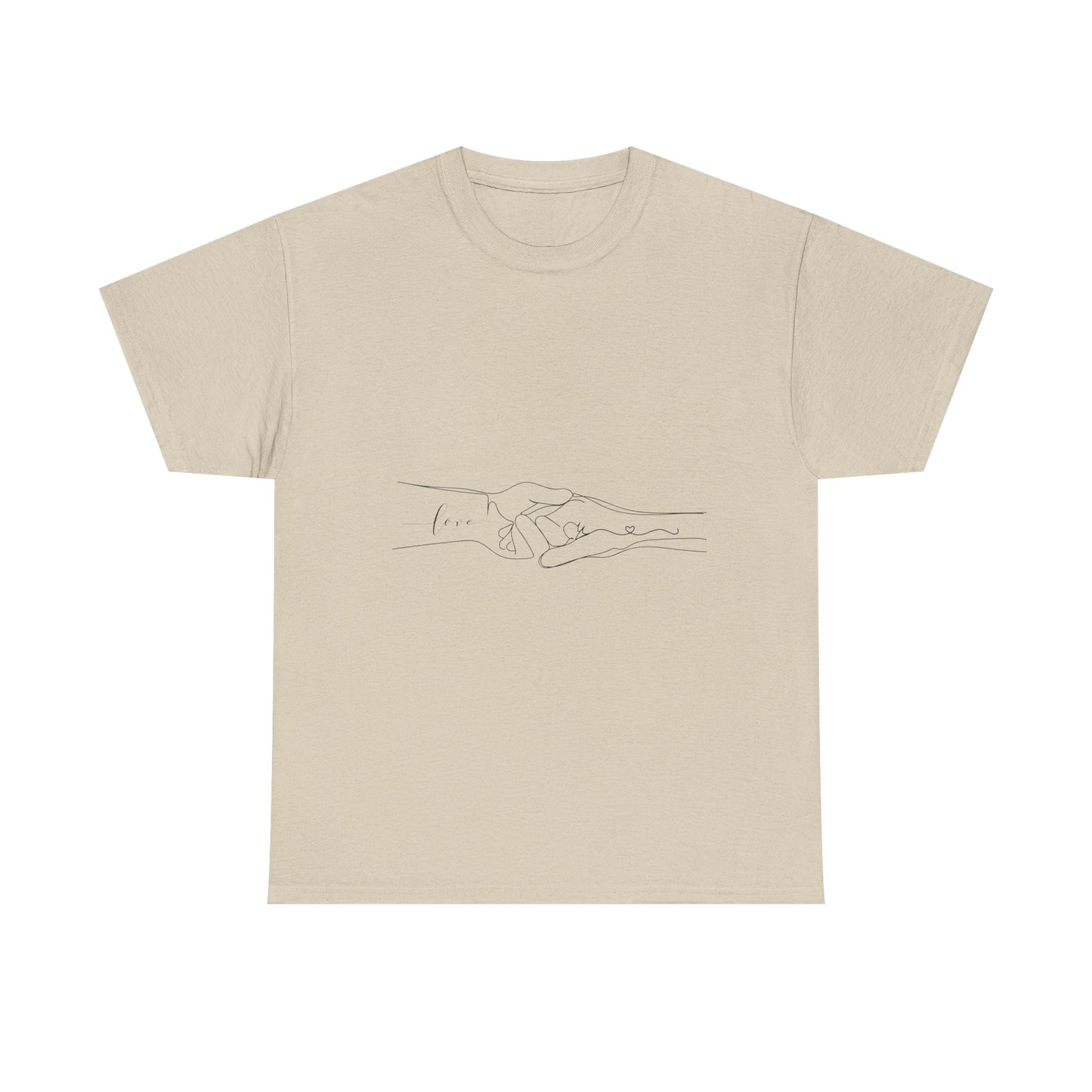 Simple Line Drawings Unisex Heavy Cotton Tee