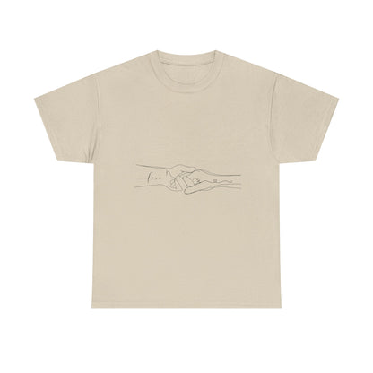 Simple Line Drawings Unisex Heavy Cotton Tee