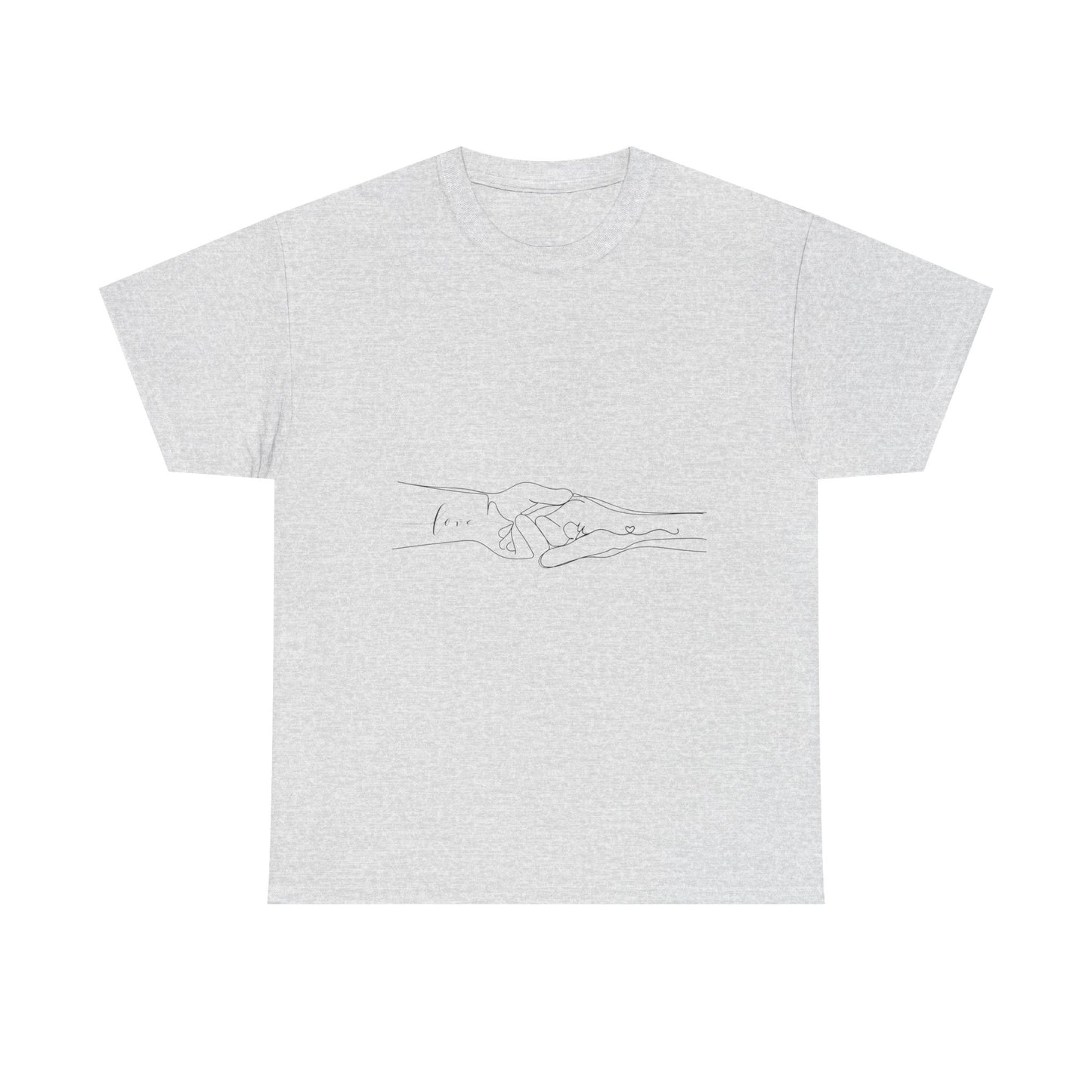 Simple Line Drawings Unisex Heavy Cotton Tee