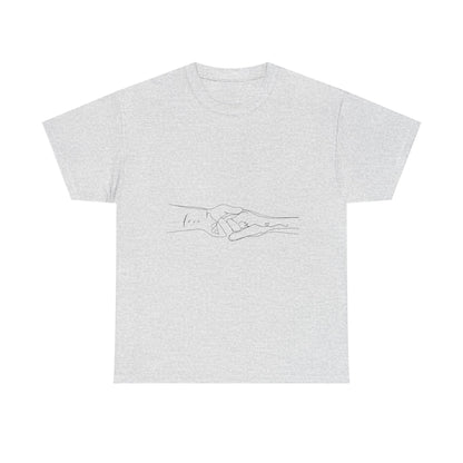 Simple Line Drawings Unisex Heavy Cotton Tee