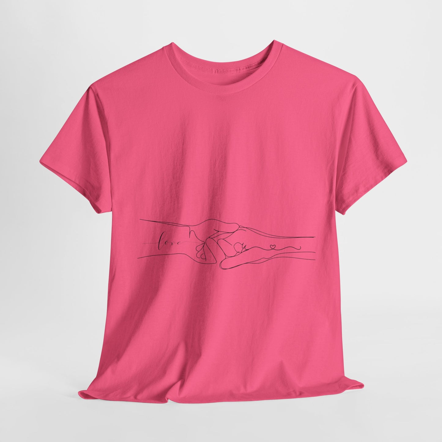Simple Line Drawings Unisex Heavy Cotton Tee