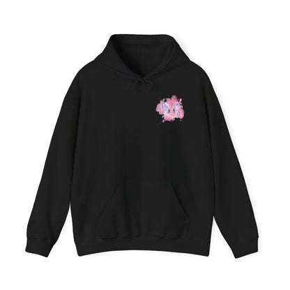 Whimsical Butterfly Sweatshirt - Cozy Hooded Sweatshirt, Pastel Art Apparel, Spring Fashion, Gift for Nature Lovers, Butterfly Lover Gift