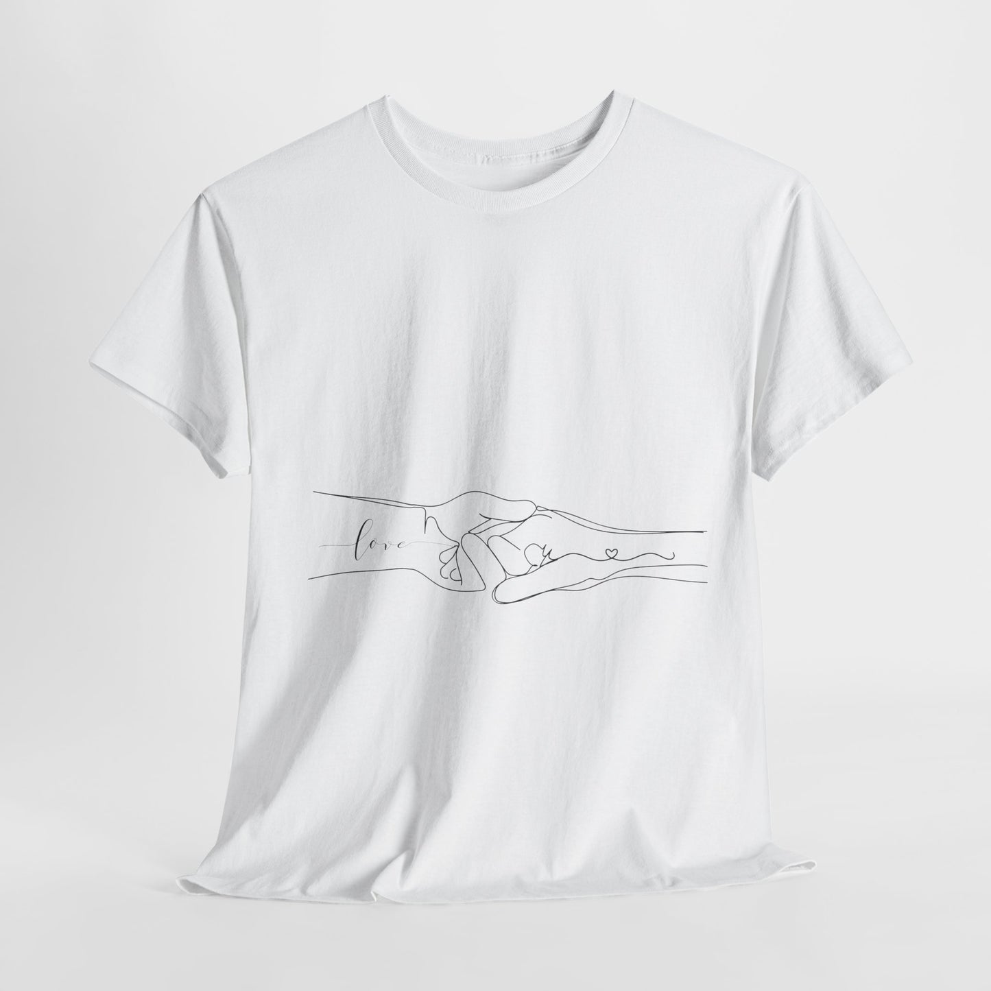 Simple Line Drawings Unisex Heavy Cotton Tee