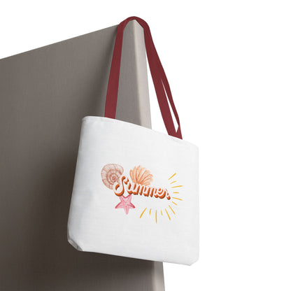 Summer Vibes Tote Bag, Beach Bag, Casual Carryall, Eco-Friendly Tote, Vacation Accessory, Gift for Her