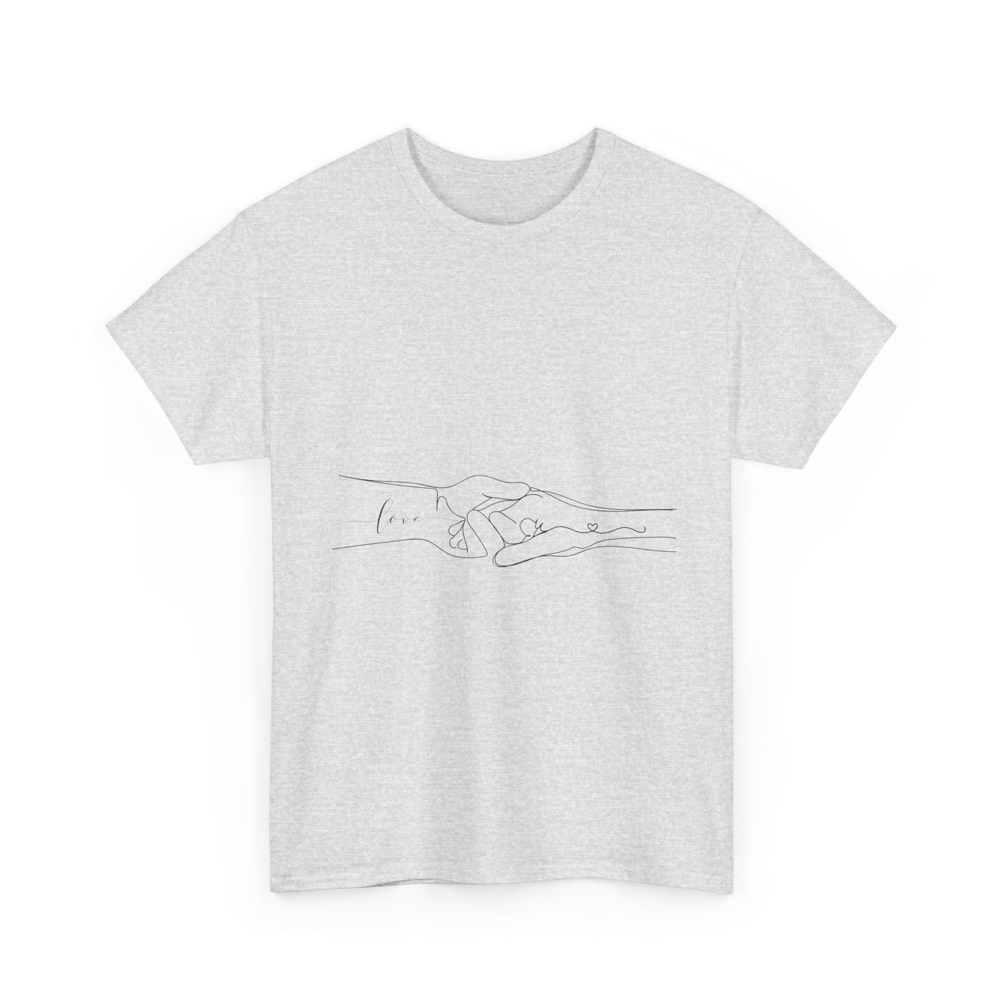 Simple Line Drawings Unisex Heavy Cotton Tee